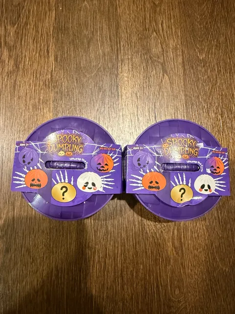 WT Toys Spooky Dumpling Mystery Squishy Toy Lot of 2