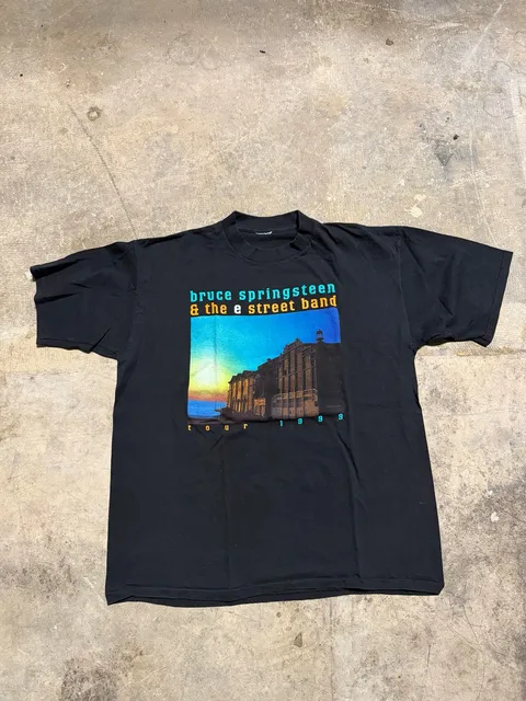 Bruce Springsteen & The E Street Band 1999 Tour T-Shirt Black