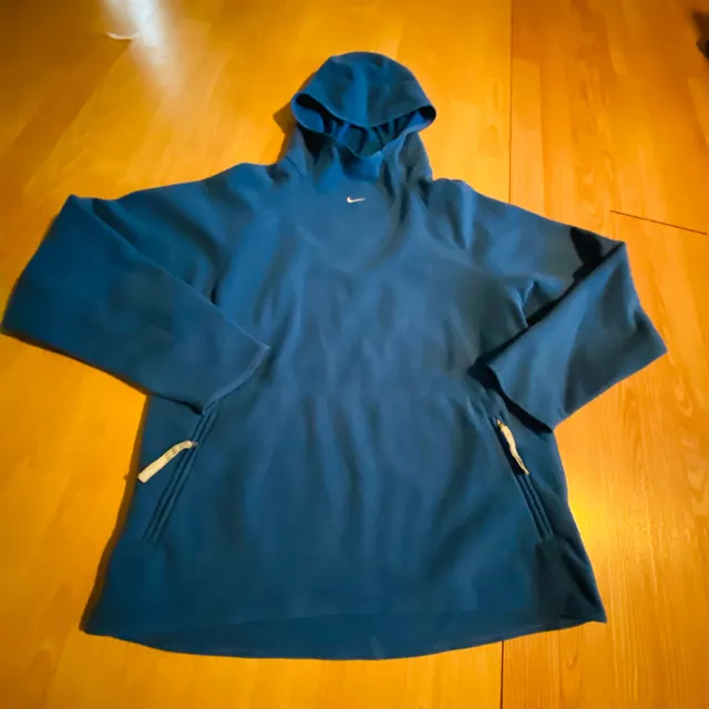 Nike Hoodie Blue Fleece Size Large 12/14