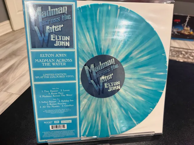Elton John Madman Across The Water Limited Edition Splatter Vinyl LP