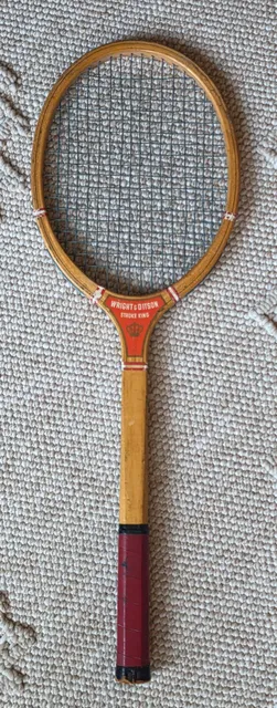Wright & Ditson Stroke King Vintage Wooden Tennis Racquet