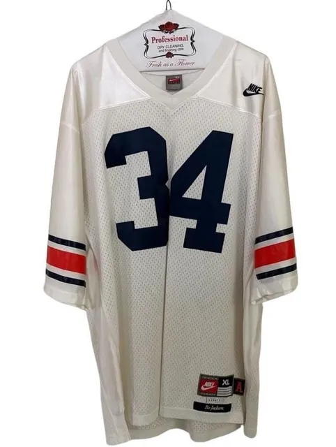 Nike Bo Jackson Auburn Tigers Football Jersey Size XL White 34