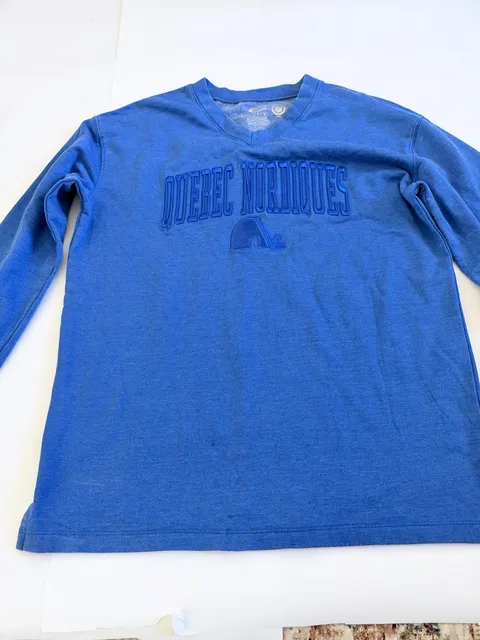 Quebec Nordiques Long Sleeve Size M