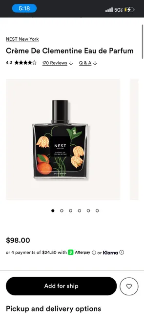 NEST New York Crème De Clementine Eau de Parfum