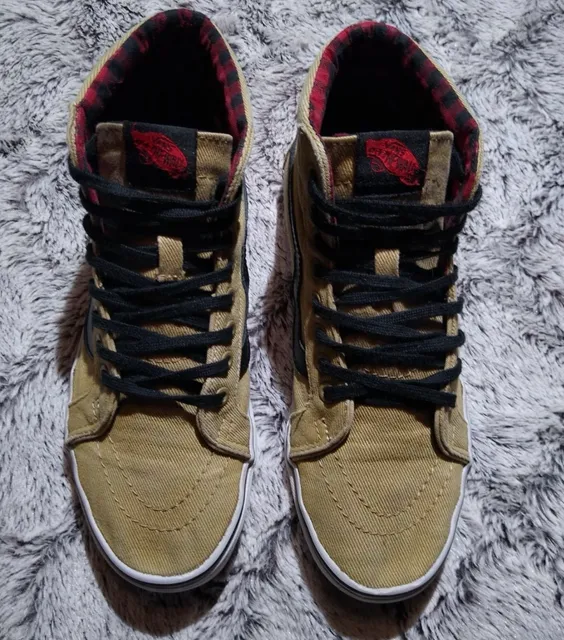 Vans Sk8-Hi Reissue Twill Cornstalk Black