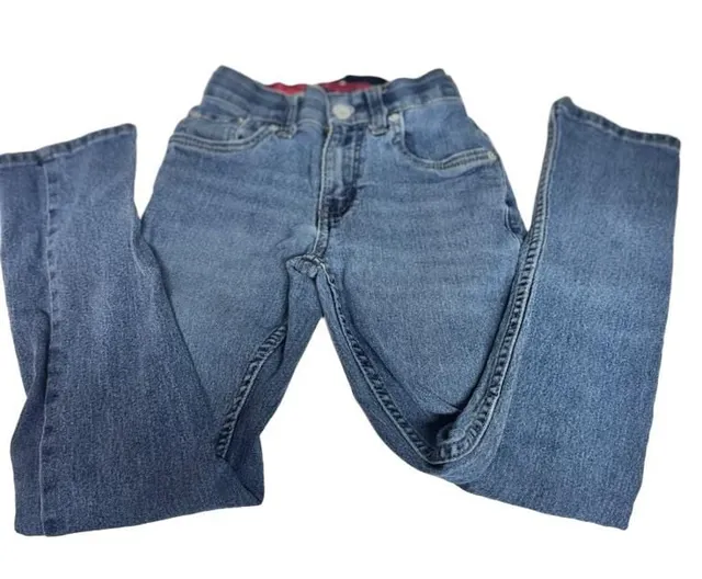 Levi’s 515 Girls 8 Medium Wash Skinny Stretch Denim Jeans RN81917