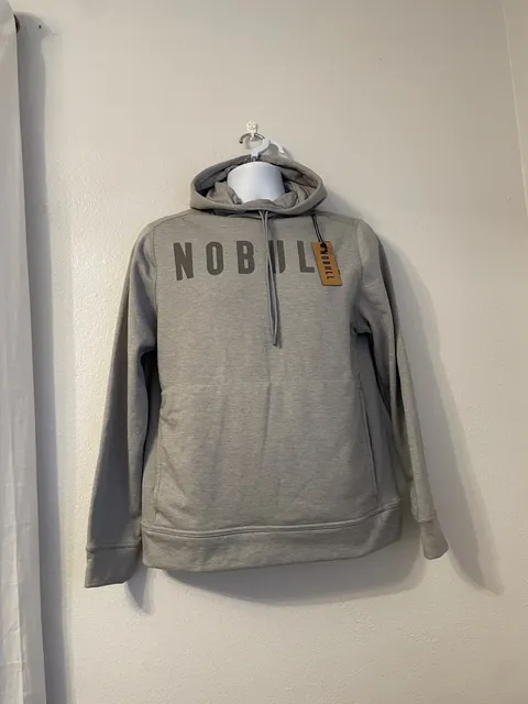 Nobull Hoodie Size M Gray Pullover Sweatshirt
Fitness
Cozy
NWT