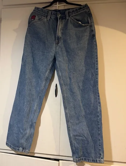 Spitfire Jeans Size Medium Relaxed Straight Blue Denim Skate Pants