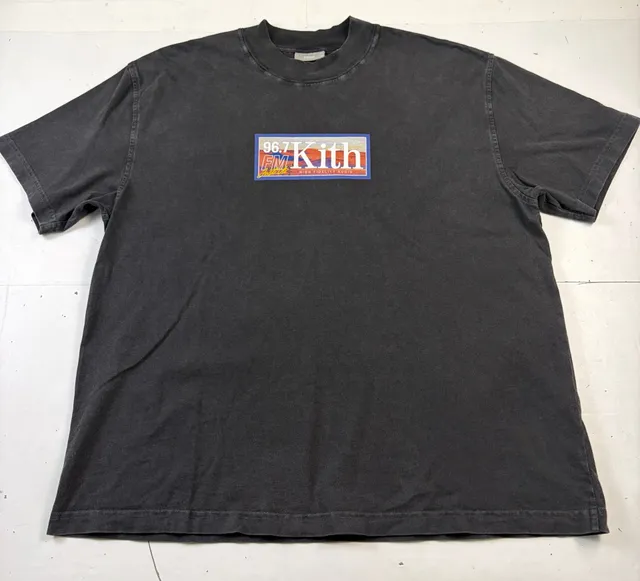 Kith 96.7 FM High Fidelity Audio Graphic T-Shirt Black Size M (OF)