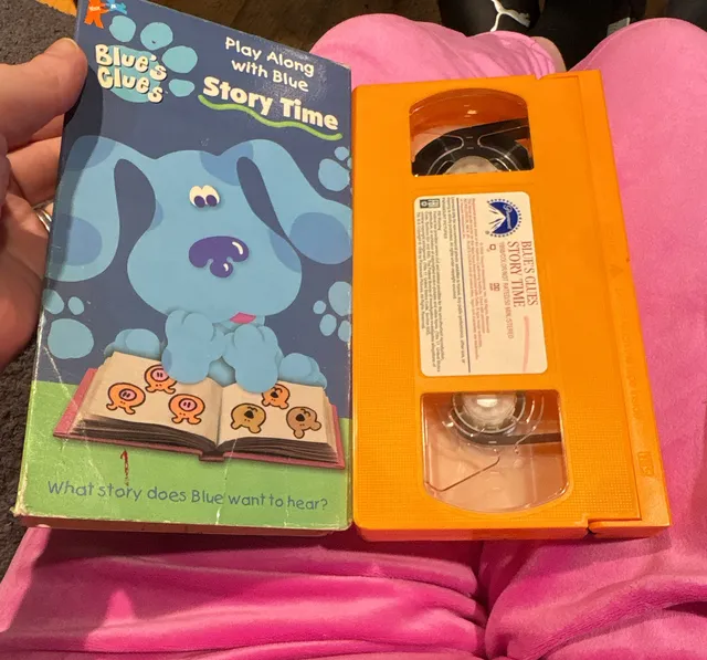 Blue's Clues Story Time VHS Tape