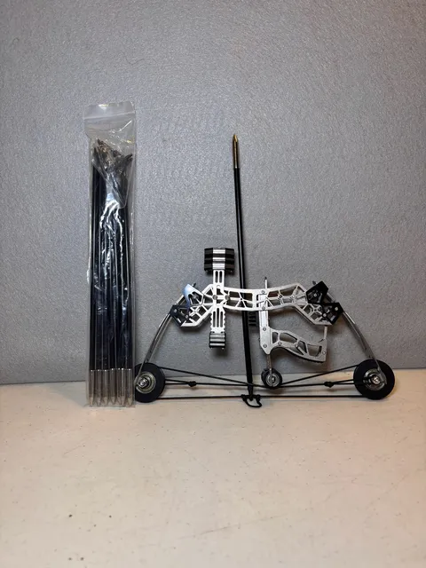 Mini Compound Bow Set Metal Archery Toy with Arrows