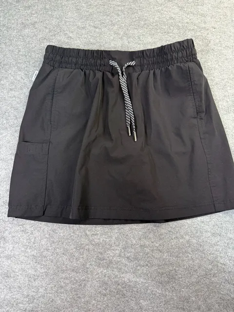 Avalanche Outdoor Skort Size M Black Drawstring Athletic Active Skirt