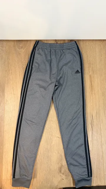 Adidas 3-Stripe Tricot Track Pants Gray Athletic Sweatpants