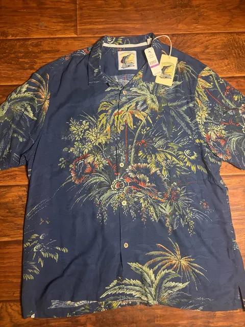 Tommy Bahama Silk Tropical Hawaiian Shirt