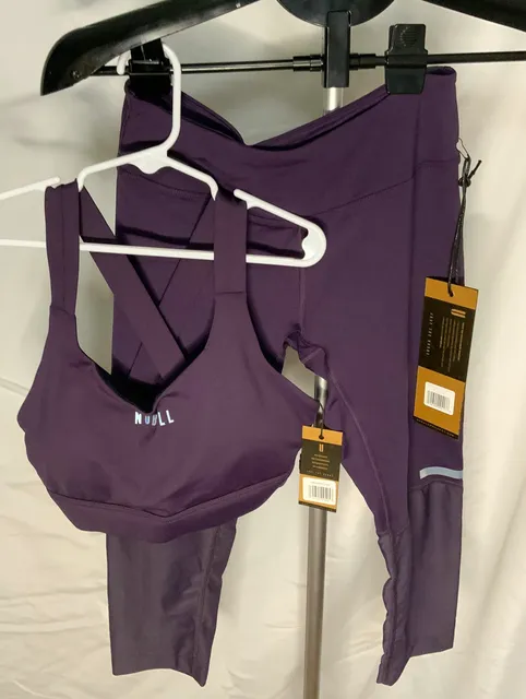 NWT NOBULL Activewear Set Purple Sports Bra And Leggings Women’s Size S
