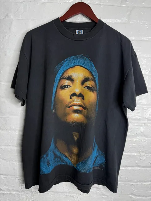 MODERN 1993 Snoop Dogg Death Row Records T-Shirt Size L Black