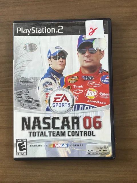 NASCAR 06 Total Team Control PS2 2005 EA Sports CIB Manual PlayStation 2