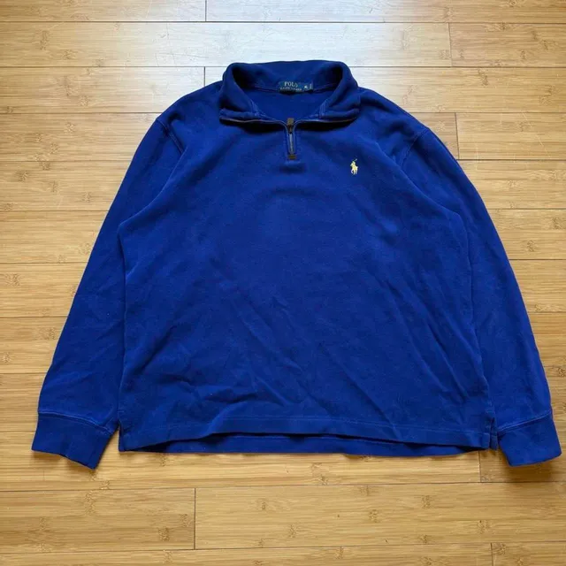 Polo Ralph Lauren Quarter Zip Sweatshirt Size XL Royal Blue Pullover