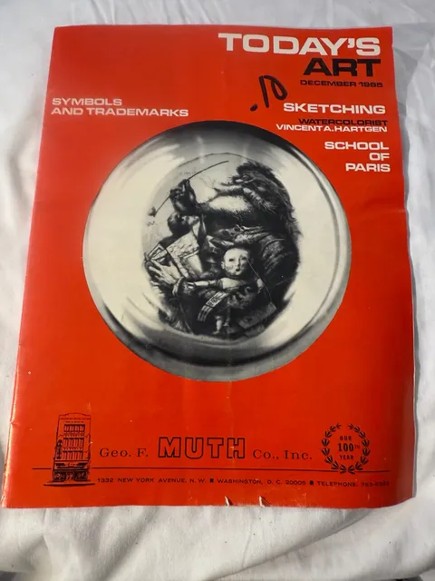Vintage Today's Art Magazine December 1965 Norman Rockwell