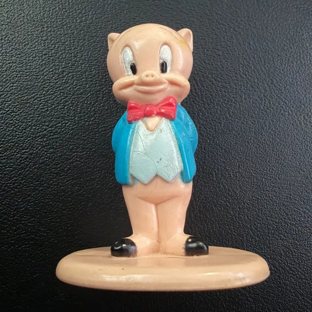 Vintage 1987 Arby’s Porky Pig Looney Tunes Warner Bros PVC Figure