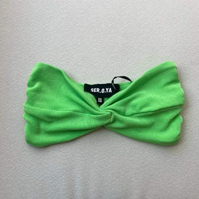SER.O.YA Julia Bandeau Top Size XS Green