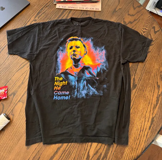 Halloween Michael Myers The Night He Came Home T-Shirt 2XL Black