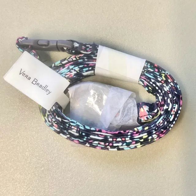 Vera Bradley Iconic Breakaway Lanyard Bonbon Medallion NWT
