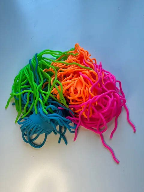 NeeDoh Ramen Squish Toy Neon Assorted Colors