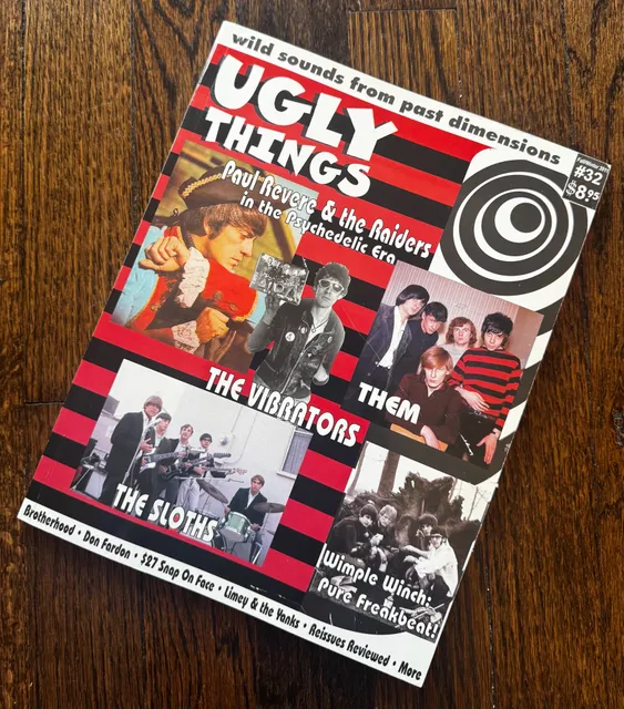 MAGAZINE Ugly Things 32 Paul Revere And The Raiders Vibrators Them The Sloths