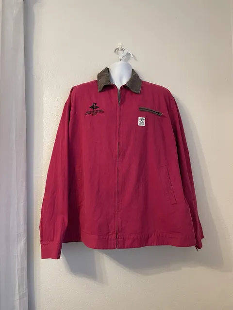 Mershier Brand Classic Retro Style 1910 Jacket Pink 100% Cotton Corduroy Collar