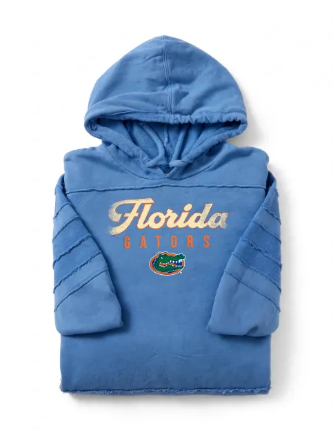 Women’s Florida Gators Box Seat hoodie in vintage wash blue sweatshirt 2XL