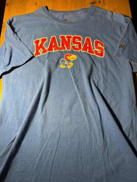 Russell Athletic Kansas Jayhawks T-Shirt Size L