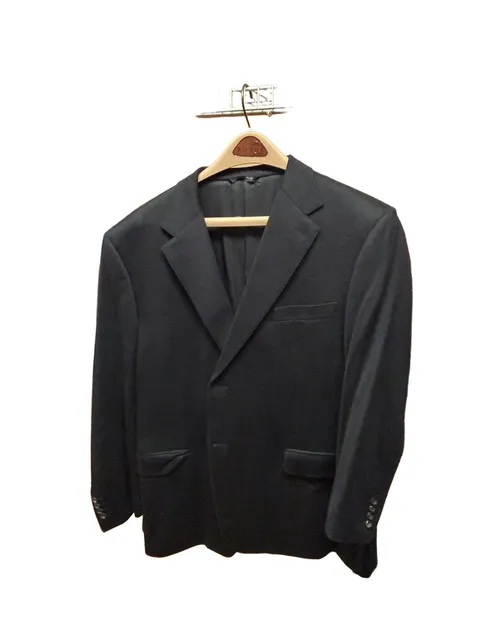 Canali Sport Coat Size 44R Black Cashmere Blazer