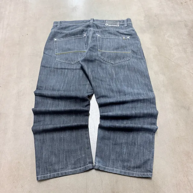 Southpole 4180 Relaxed Jeans Size 38 Gray Y2K Baggy Hip Hop Denim