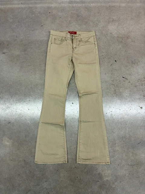 Levi's 519 Low Flare Jeans 5JR L=L Tan Low Stretch