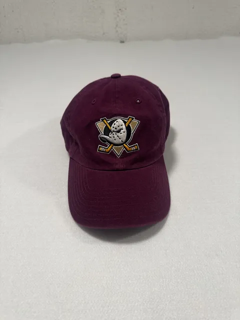 47 Anaheim Ducks Clean Up Hat Plum Adjustable Strapback NHL