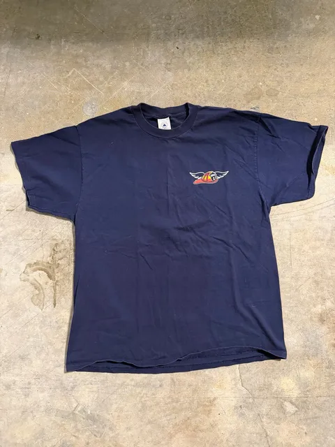 Delta Pro Weight FDNY Graphic T-Shirt Navy Blue