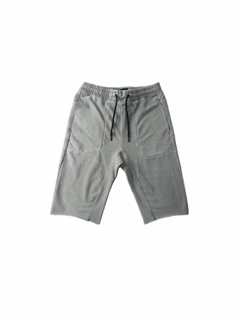 Abercrombie & Fitch Sweat Shorts Size XS Grey Drawstring Raw Hem