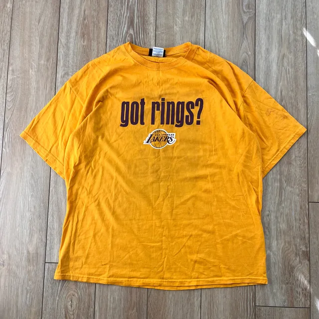 Los Angeles Lakers Got Rings? T-Shirt Gold