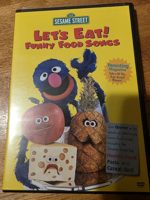Sesame Street - Lets Eat Funny Food Songs (DVD, 2004)
