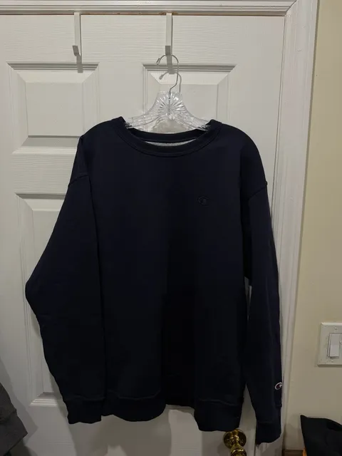 Champion Crewneck Sweatshirt Black Navy