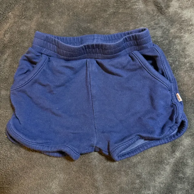 Little Sleepies Shorts Size 12-18M Blue Pull On