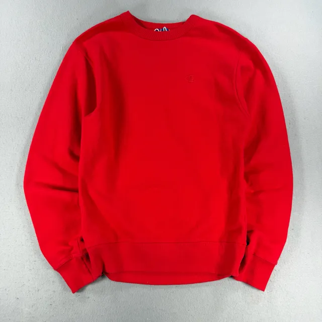 Vintage Champion Crewneck Sweatshirt Red Long Sleeve