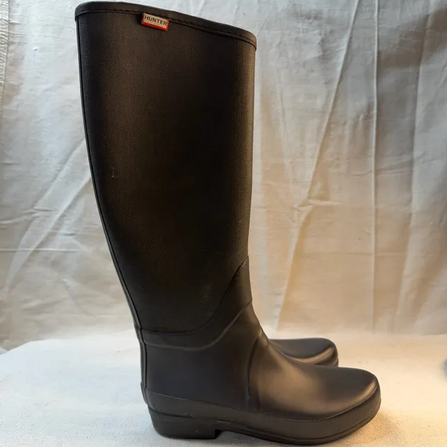 Hunter Balmoral Rain Boots Black