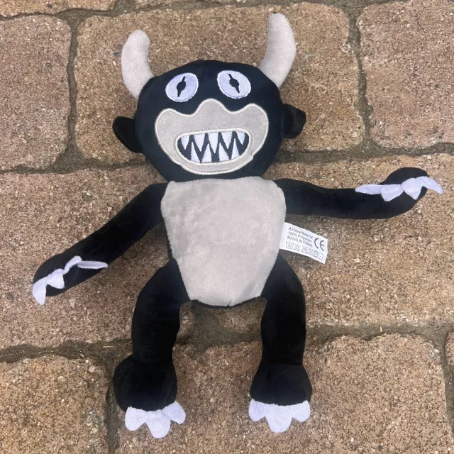 Rainbow Friends Black Monster Stuffed Animal Plush Toy