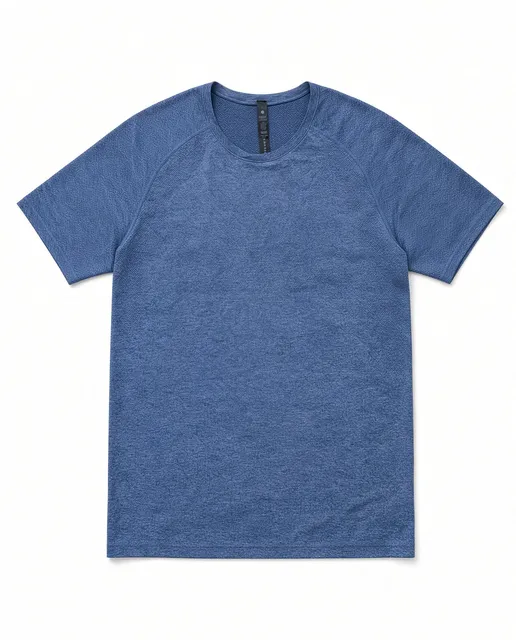 Lululemon Metal Vent Tech Short Sleeve Shirt Size L Blue Athletic Top