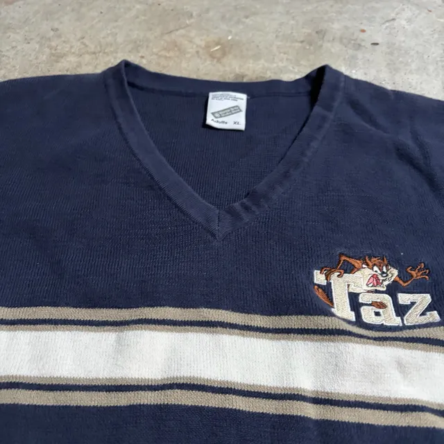 CRAZY RARE VINTAGE 90s Looney Toons Taz Vest