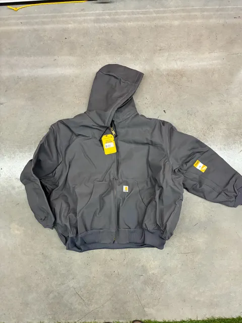  Carhartt Firm Duck Active Jac J140 Size 5XL Regular Gravel