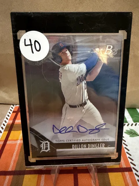 Bowman Platinum Dillon Dingler Rookie Autograph Card