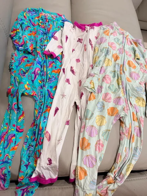 Posh Peanut Lisa Frank Dancing Dolphins Shelly Kyte Seashell 12/18m